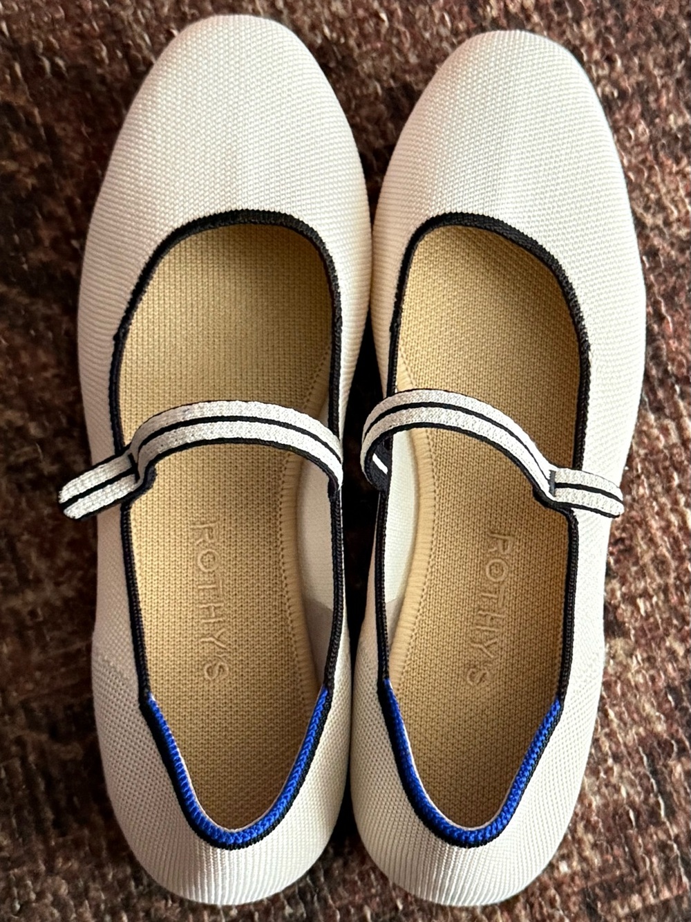 • ROTHY'S • The Square Mary Jane Flat Shoes • EUC • - Picture 2 of 8